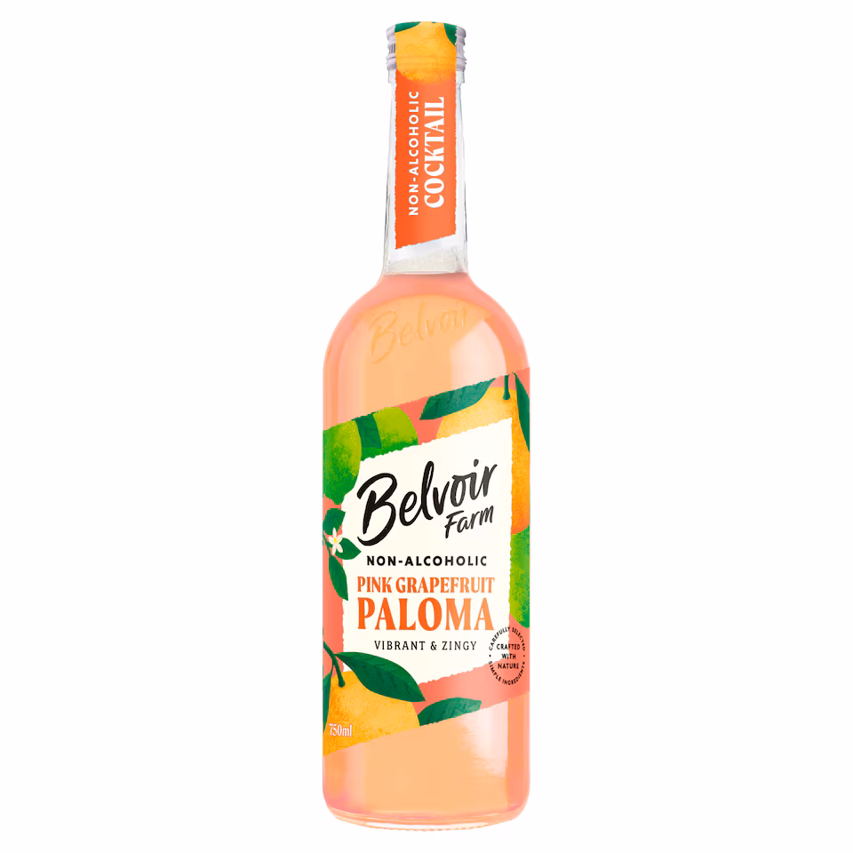 Belvoir Farm Non Alcoholic Pink Grapefruit Paloma 750ML