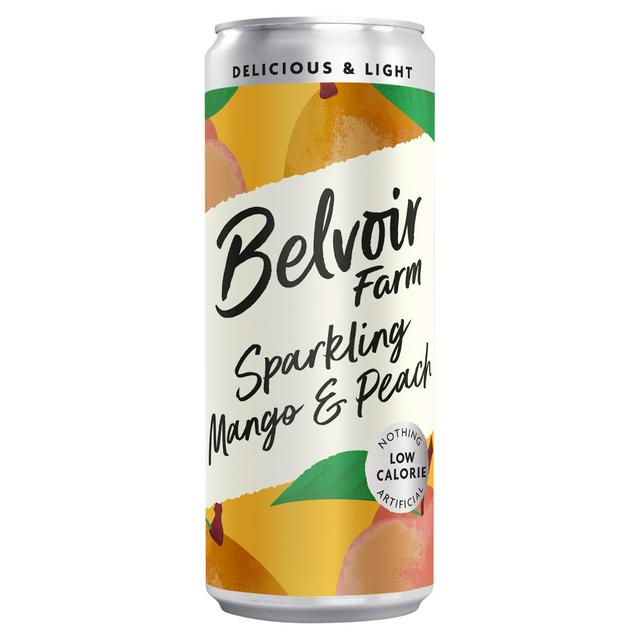 Belvoir Farm Sparkling Mango & Peach 330ml