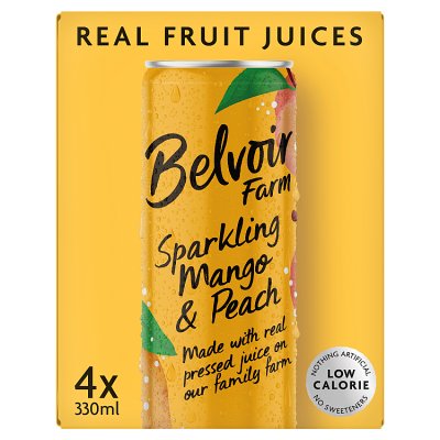 Belvoir Farm Sparkling Mango & Peach