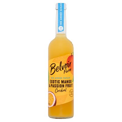 Belvoir Exotic Mango & Passionfruit No Added Sugar Cordial