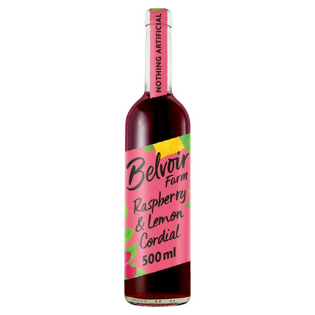 Belvoir Farm Raspberry & Lemon Cordial 500ml