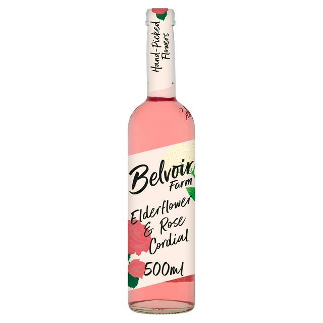 Belvoir Farm Elderflower & Rose Cordial 500ml