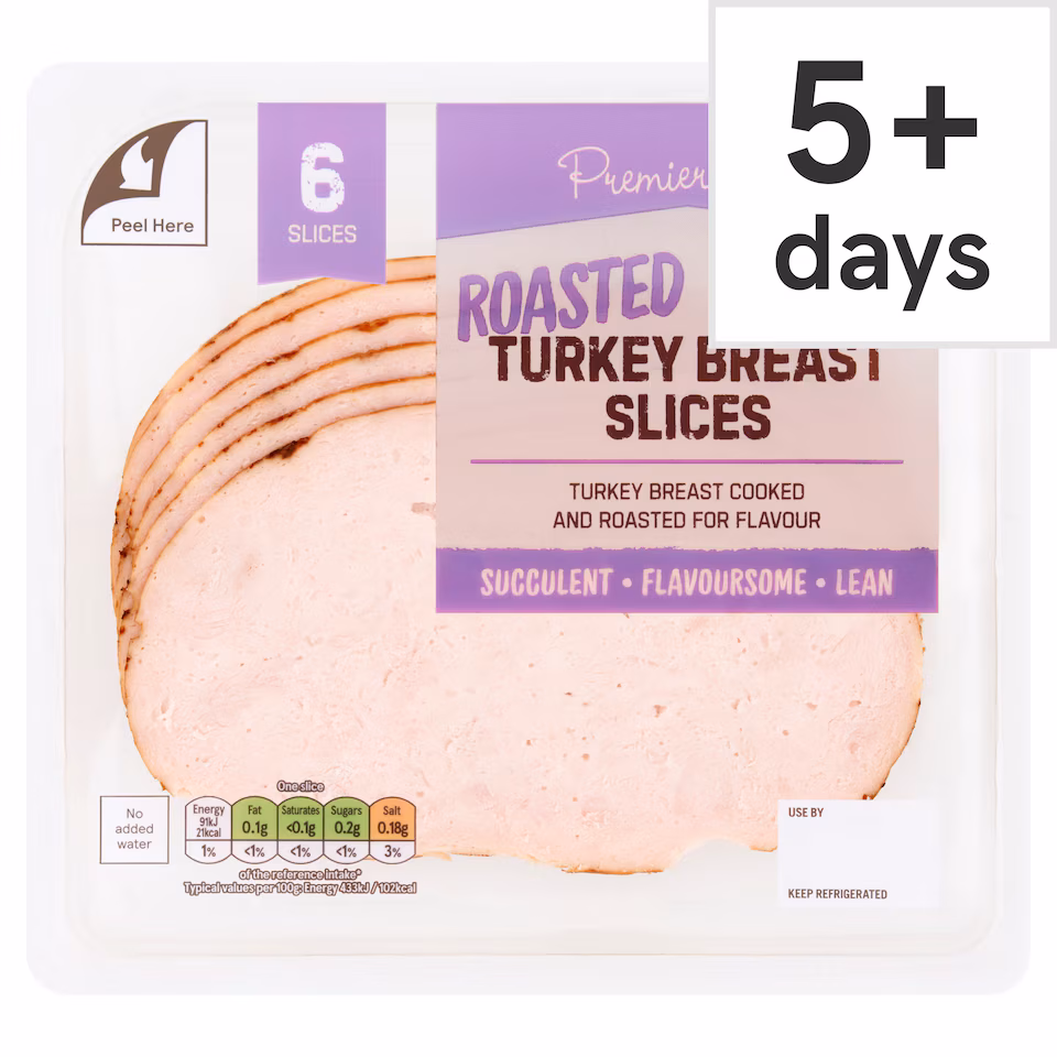 Premier Deli Roast Turkey Breast Slices 125g