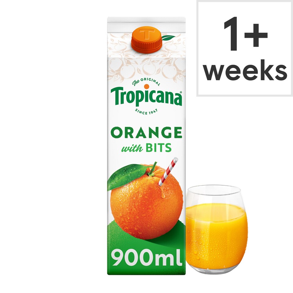 Tropicana Original Orange With Juicy Bits 900Ml