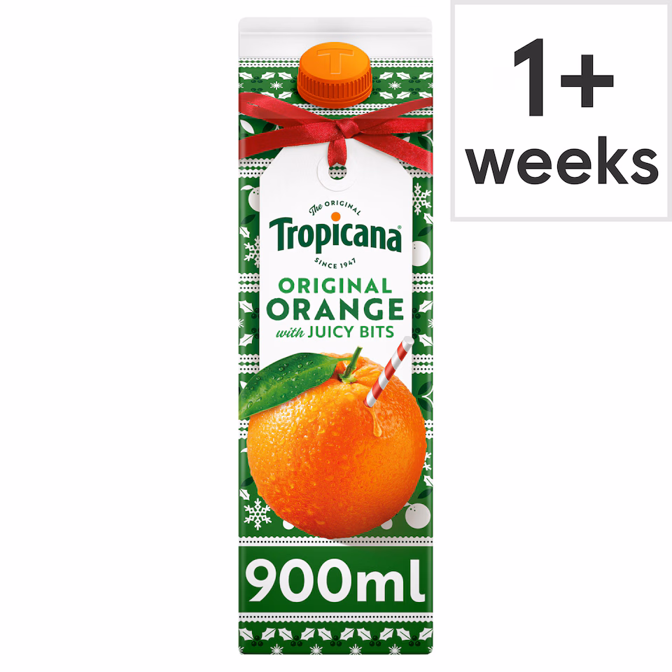 Tropicana Original Orange With Juicy Bits 900Ml