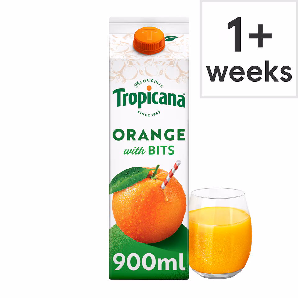 Tropicana Original Orange With Juicy Bits 900Ml