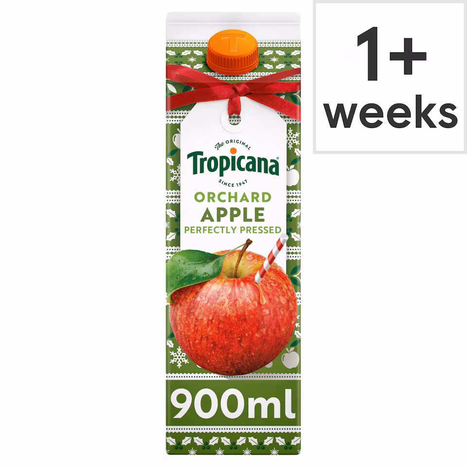 Tropicana Pressed Apple Juice 900Ml