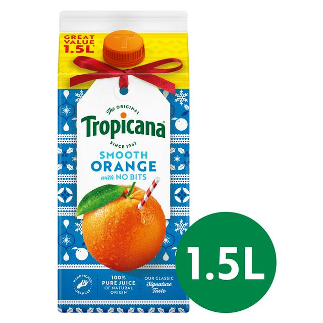 Tropicana Smooth Orange Fruit Juice 1.5L