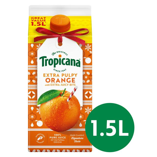 Tropicana Extra Pulpy Orange with More Juicy Bits Fruit Juice 1.5L