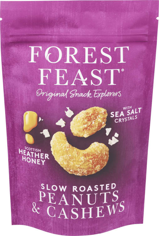 Peanuts&Cashews Honey Roast 120g Forest Feast