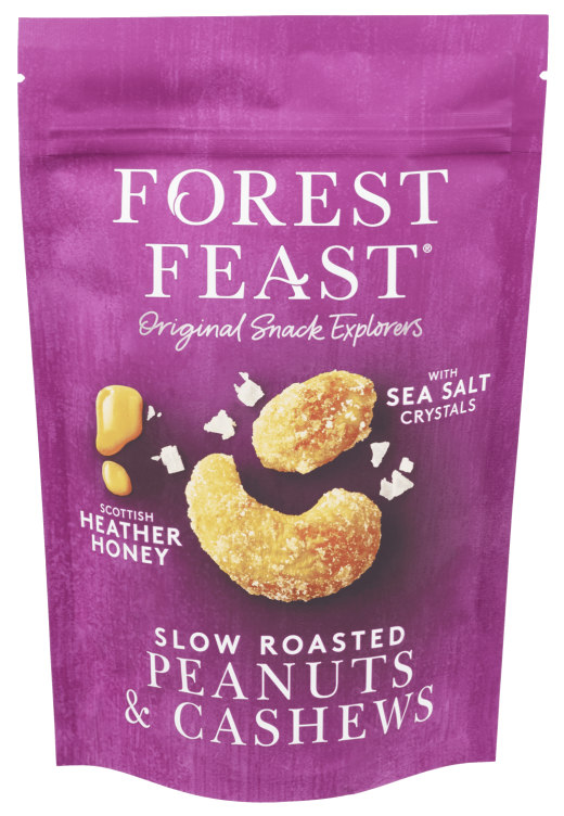 Peanuts&Cashews Honey Roast 120g Forest Feast