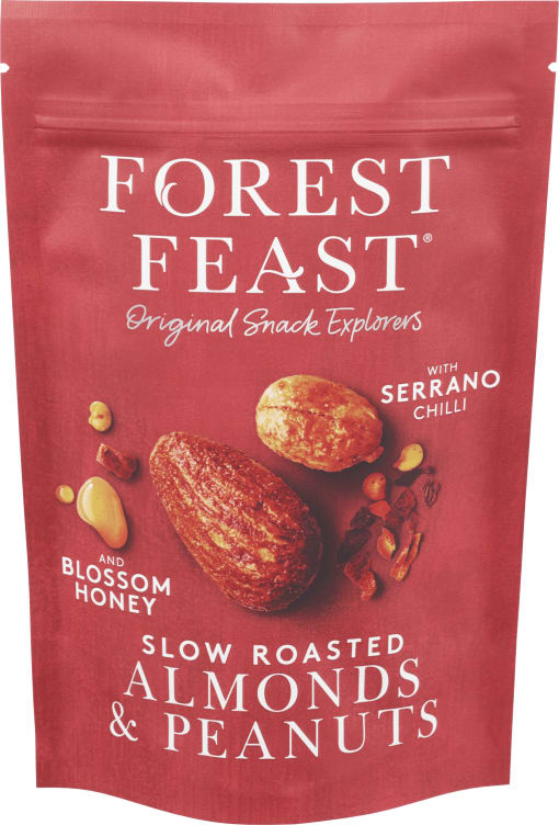 Peanuts&Almonds Chili Honey 120g Forest Feast