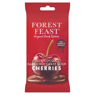 Forest Feast 60% Cocoa Dark Chocolate Sour Cherries