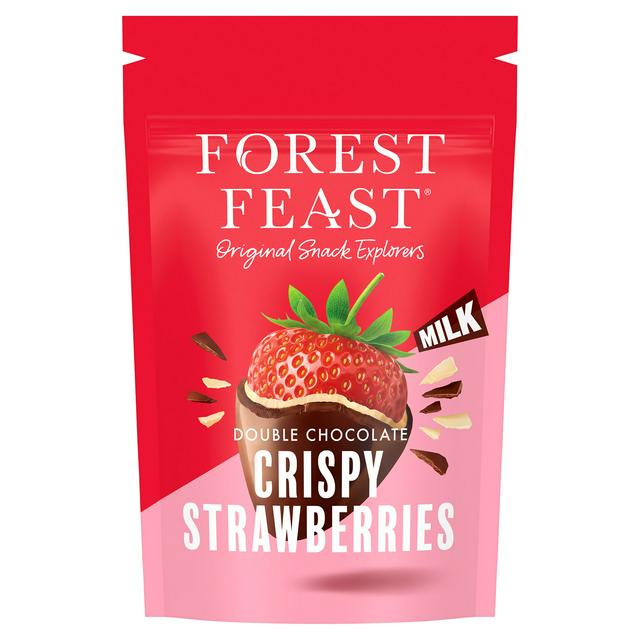 Forest Feast 100g Milk Double Chocolate Crispy Strawberries