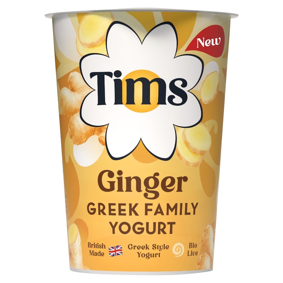 Tims Ginger Greek Family Yogurt 450g