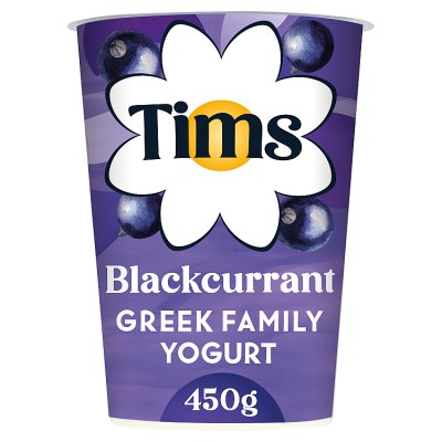 Tims Dairy Blackcurrant Greek Style Yogurt