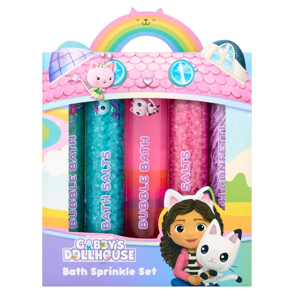 Gabby's dollhouse bath sprinkles set