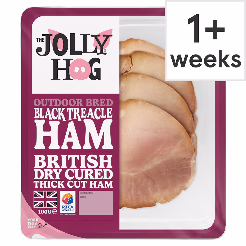 The Jolly Hog Outdoor Bred Black Treacle Ham 100G