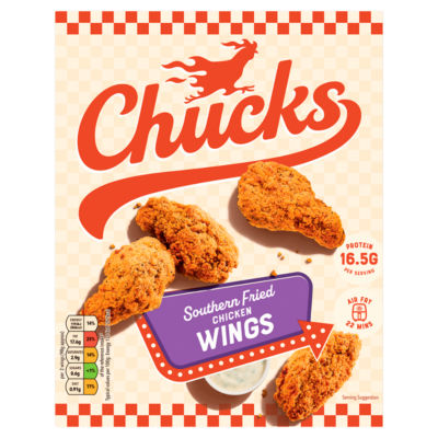 Chucks Southern Fried Chicken Wings 300g