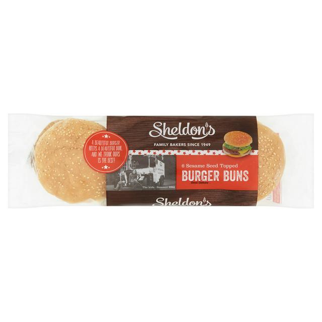 Sheldon's Burger Buns Rolls x6