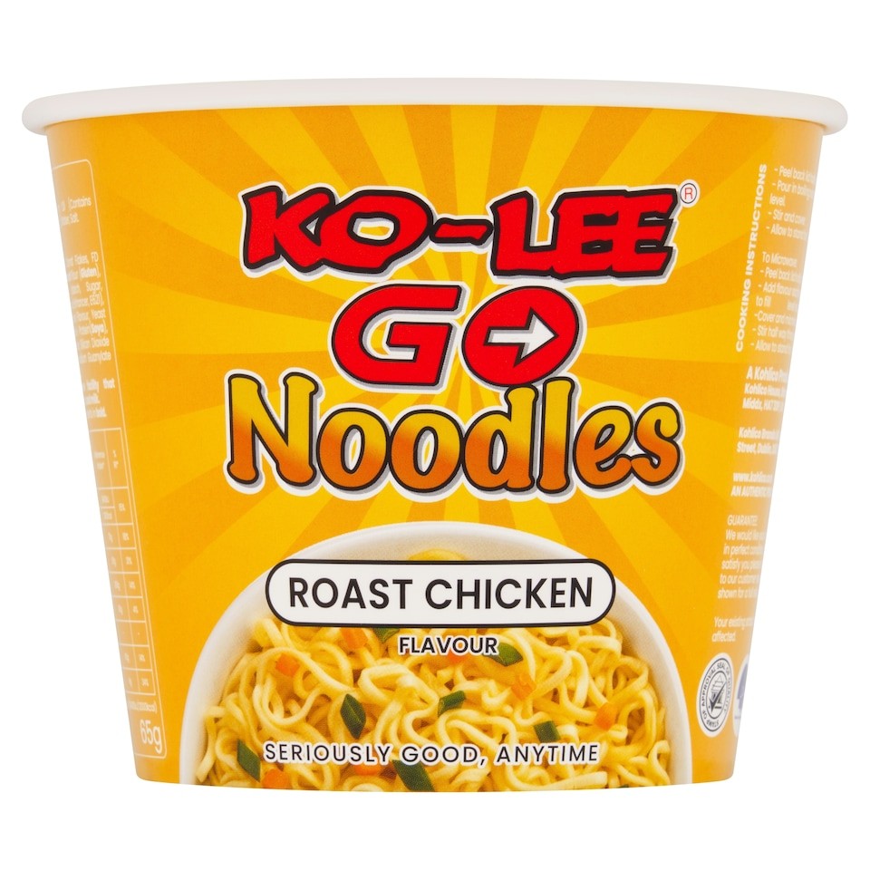 Ko-Lee Go Noodles Roast Chicken 65G