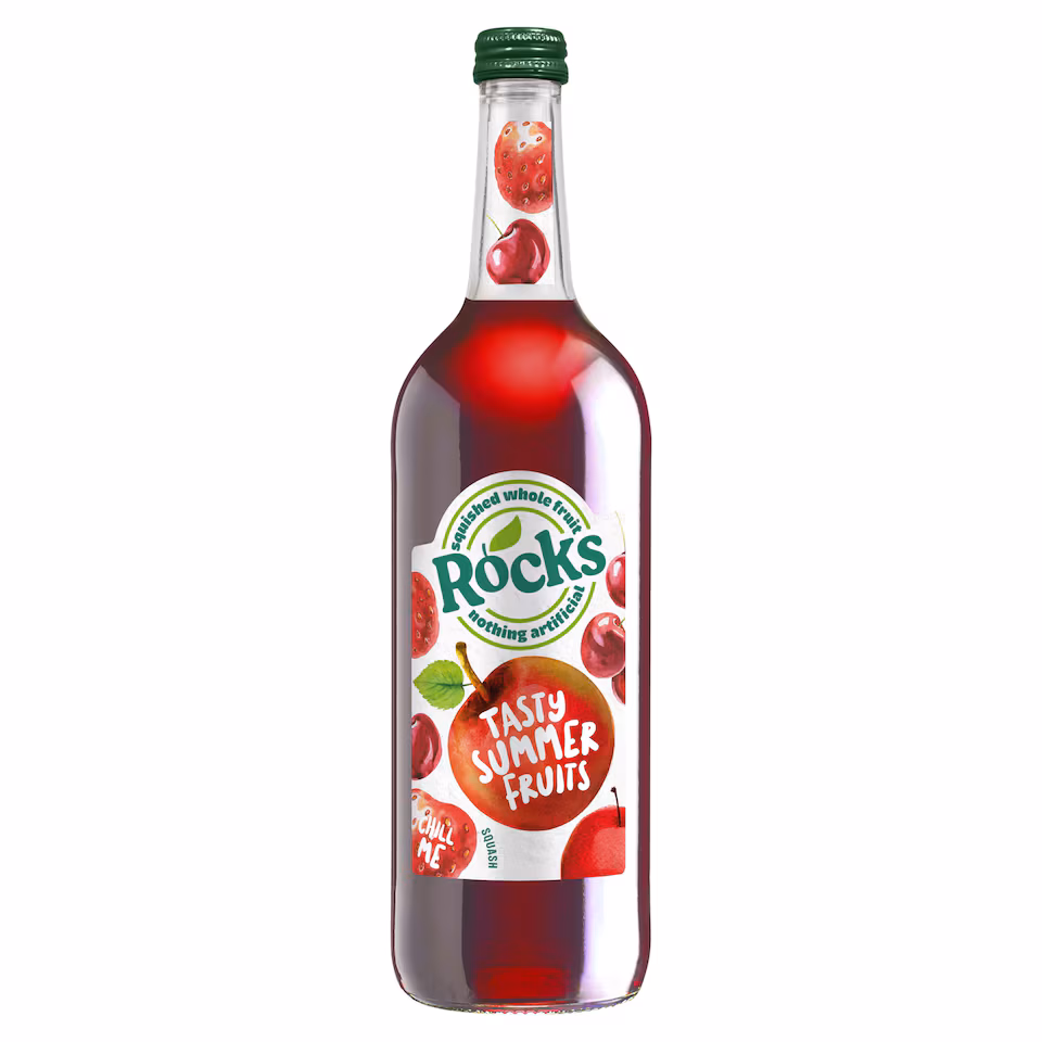 Rocks Summer Fruit Whole Fruit Squash 740Ml