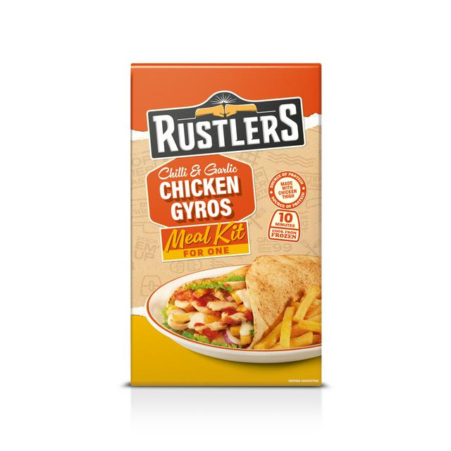 Rustlers 297g Chilli & Garlic Chicken Gyros & Chips