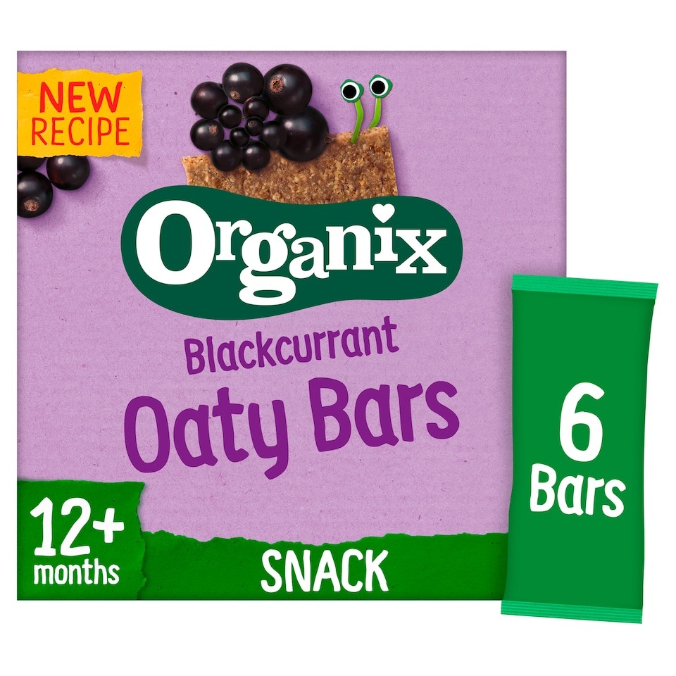 Organix Blackcurrant Soft Oaty Bars 6x23g