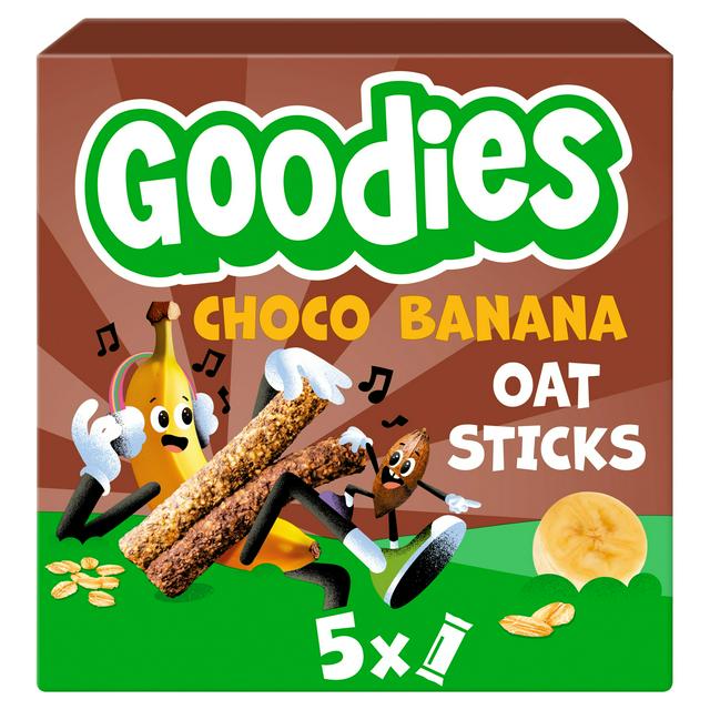Goodies Chocolate & Banana Oat Bars Twin Stix Kids Snacks Multipack 5 x 23g