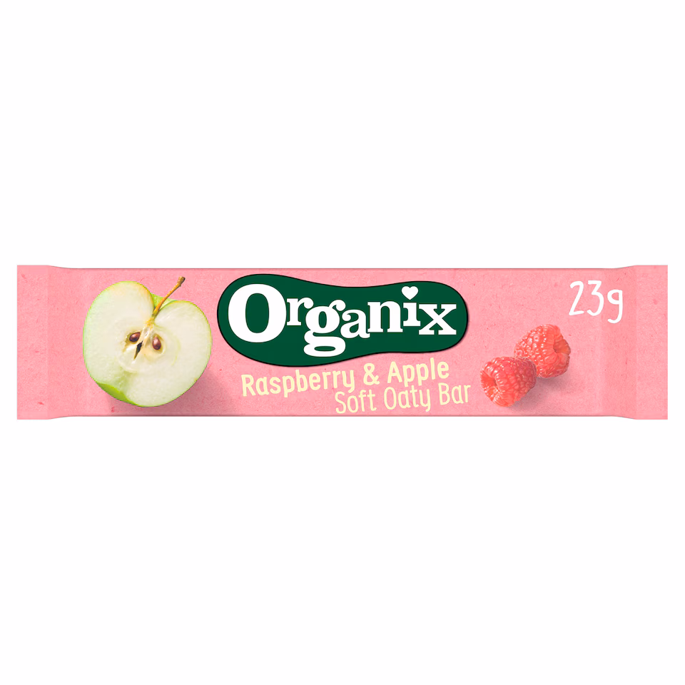 ORGANIX Raspberry & Apple Oaty Bars 23g