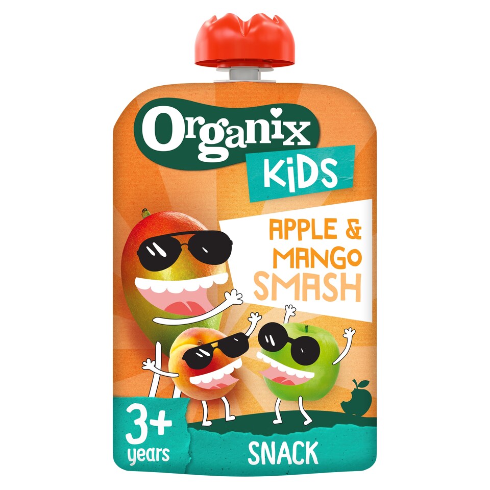 Organix Kids Apple & Mango Smash Pouch 100G