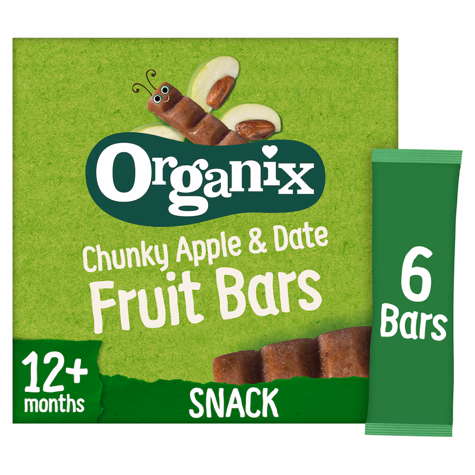 Organix Apple & Date 6 X 17G