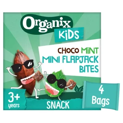 Organix Kids 4 Cool Choco Mint Mini Flapjack Bites