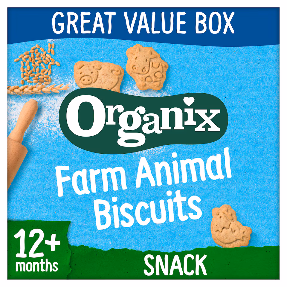 Organix Farm Animal Biscuits 100g