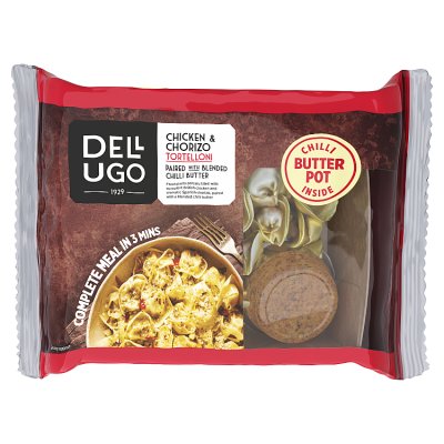 Dell'Ugo Chicken & Chorizo Tortelloni with Chilli Butter