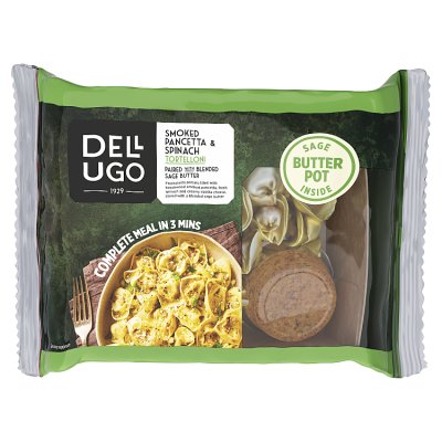Dell'Ugo Smoked Pancetta & Spinach Tortelloni
