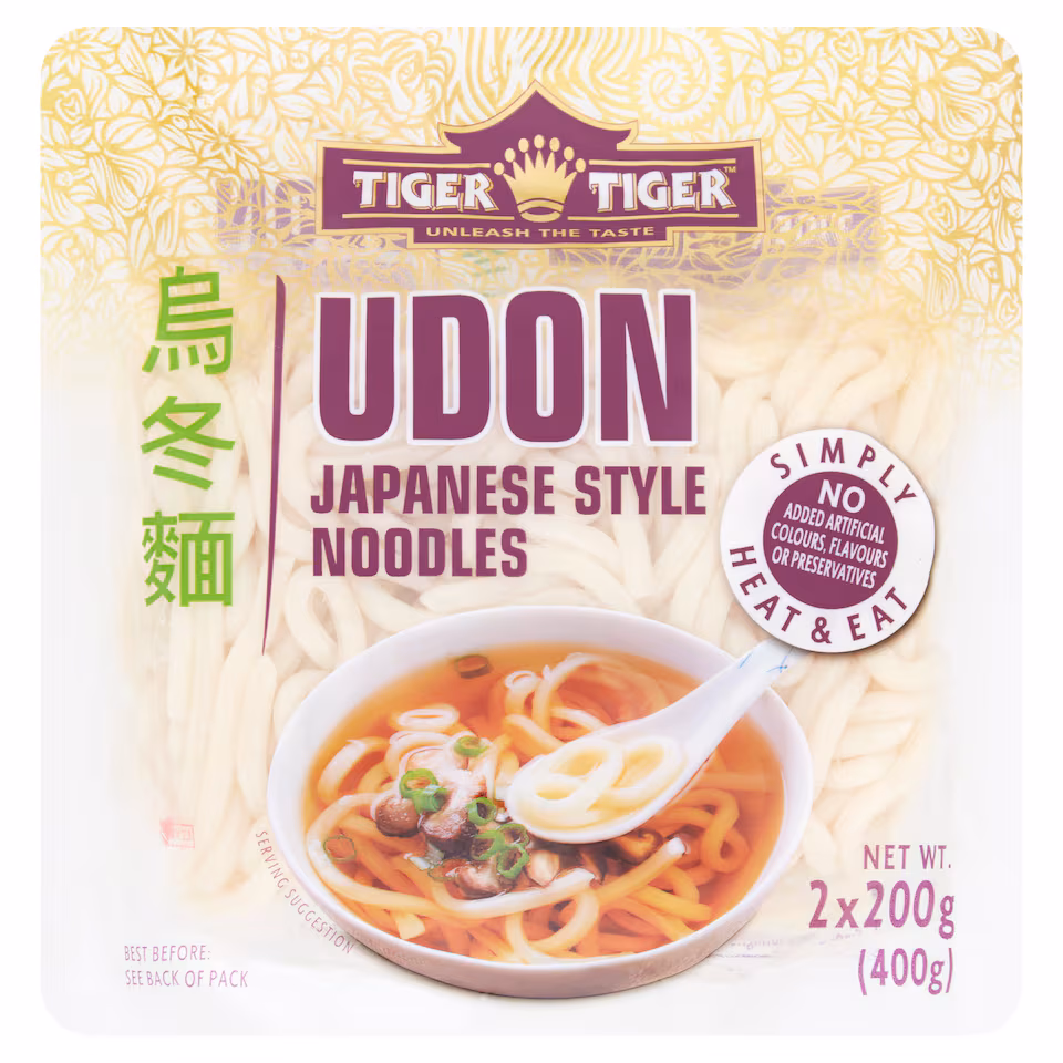 Tiger Tiger Udon Japanese Style Noodles 400G