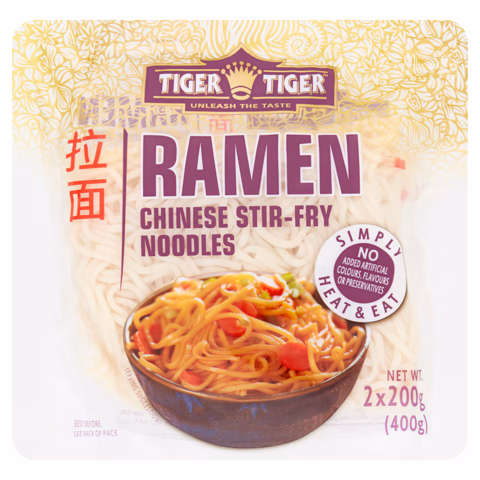 Tiger Tiger Ramen Stir Fry Noodles 400G