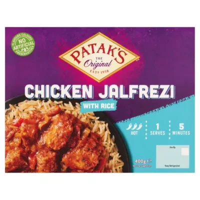 Patak's The Original Chicken Jalfrezi with Rice 400g