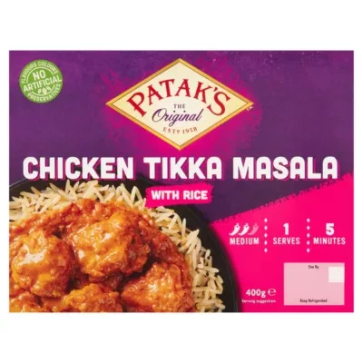 Patak's The Original Chicken Tikka Masala with Rice 400g