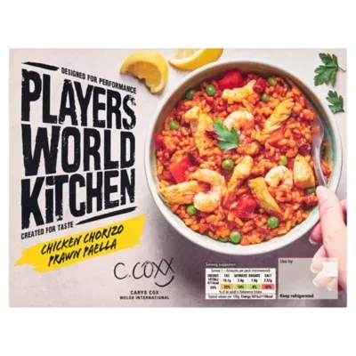 Players World Kitchen Chicken Chorizo Prawn Paella 400g