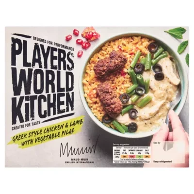 Players World Kitchen Greek Style Chicken and Lamb with Vegetable Pilaf 400g