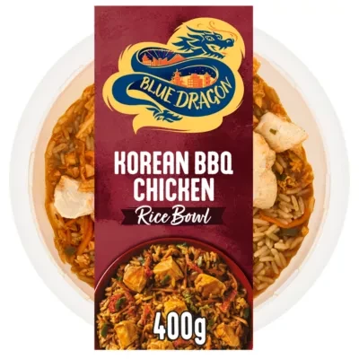 Blue Dragon Korean BBQ Chicken Rice Bowl 400g