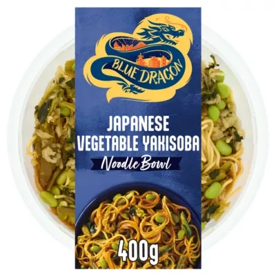 Blue Dragon Japanese Vegetable Yakisoba Noodle Bowl 400g
