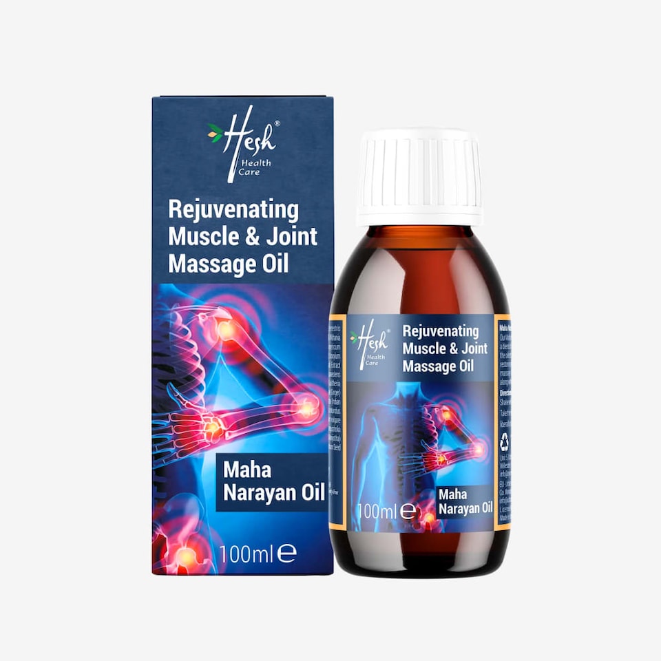 Hesh Rejuvenating Muscle & Joint Massage Oil | Reduces Joint Pain | 100ml