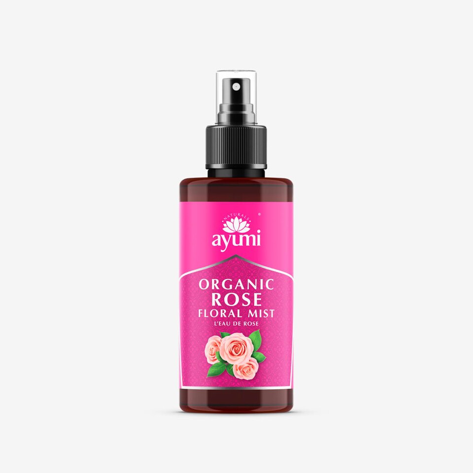 Ayumi Rose Organic Floral Mist | Revitalising Effect | Cooling Sensation | 100ml