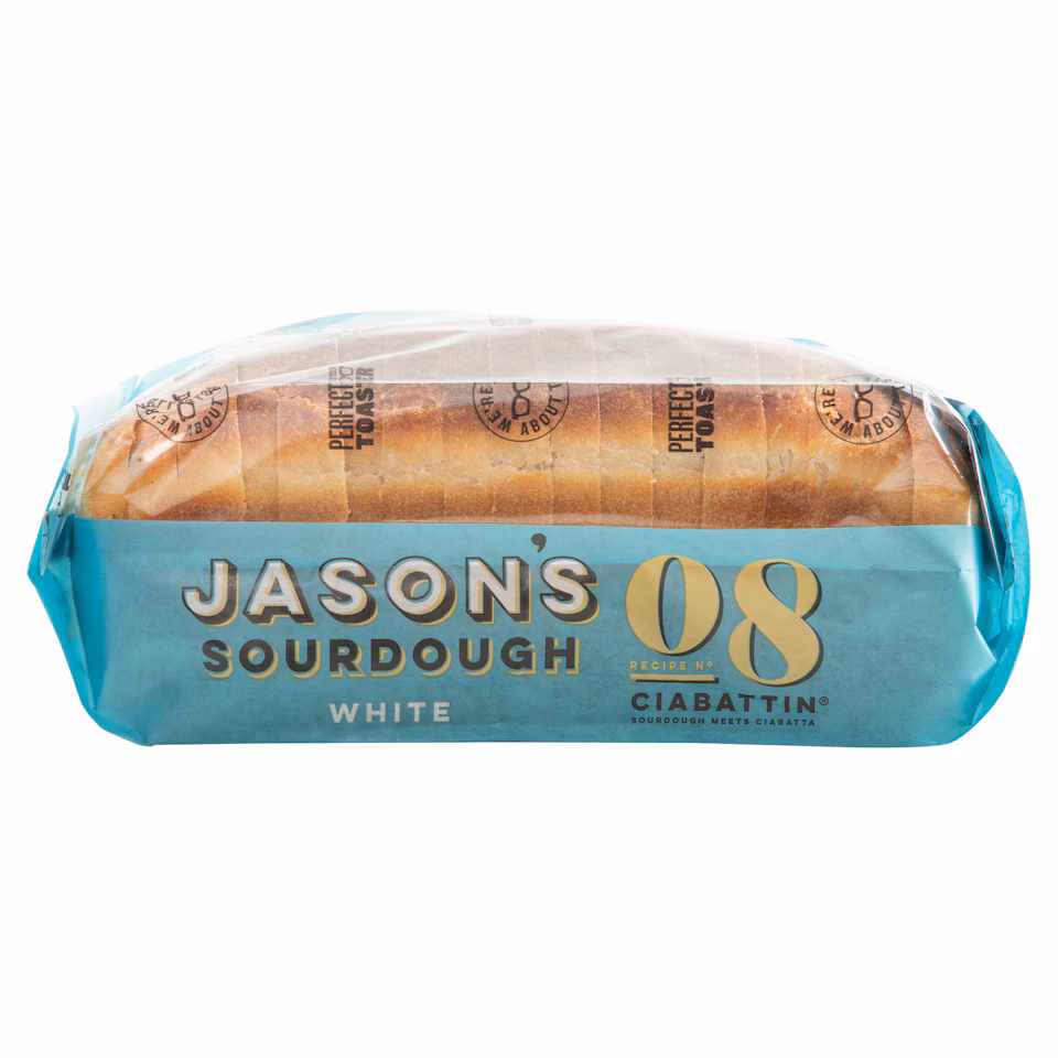 Jason's White Ciabattin Sourdough 900g