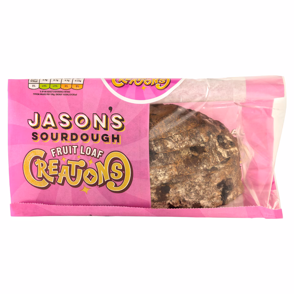 Jason's Creations Fruited Loaf Sourdough 400g
