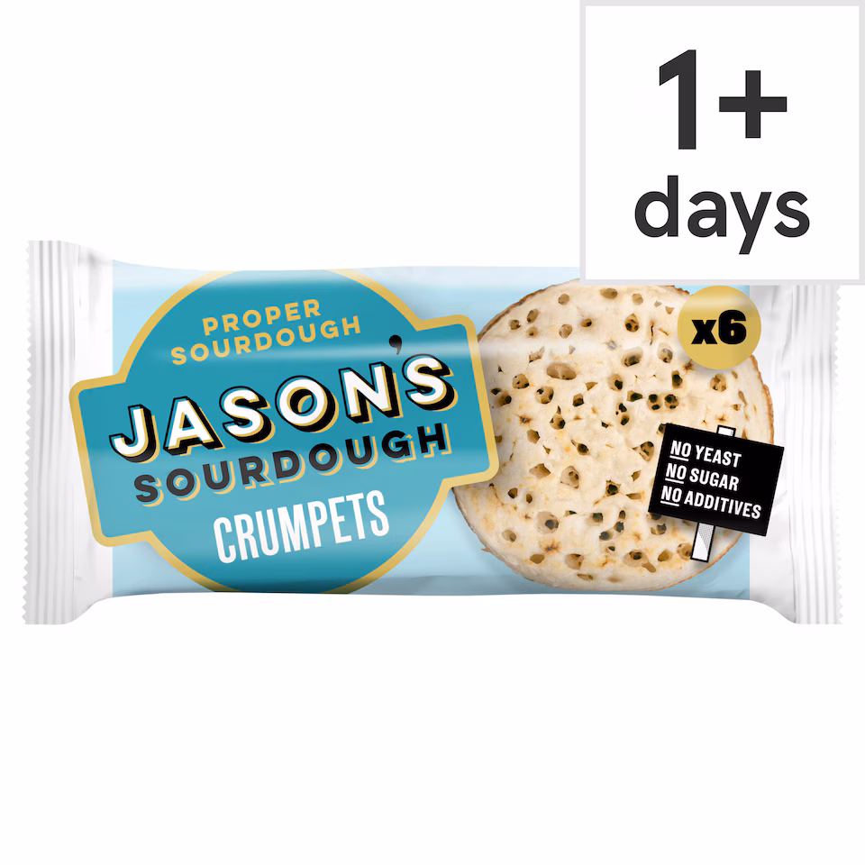 Jason's Sourdough Crumpets 6 Pack