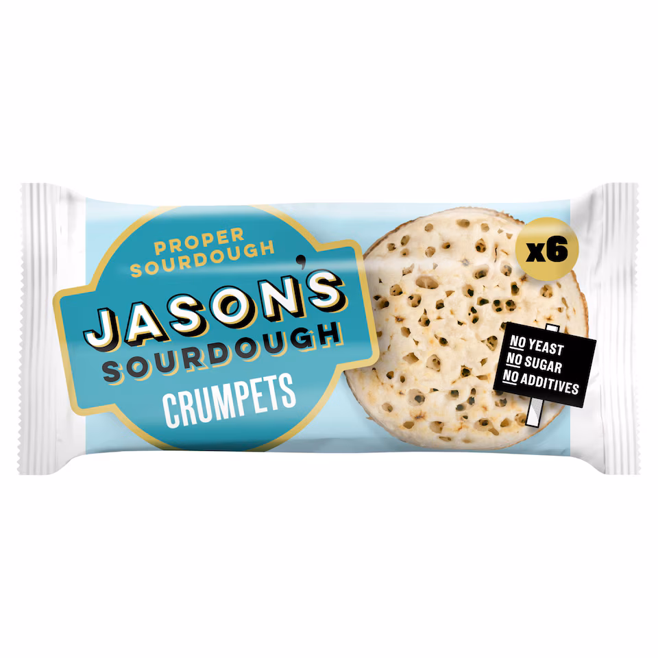 Jason's Sourdough Crumpets 380g